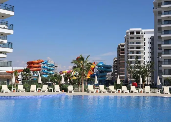 Sea View And Aqua Park At Caesar Blue Complex Iskele District (Northern Cyprus)
